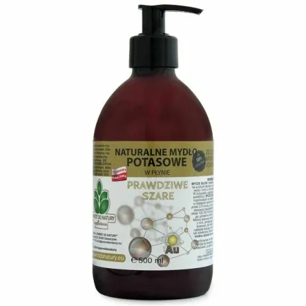 Mydło Potasowe ze Złotem Monojonowym 0,5 l - Mydlarnia Powrót do Natury