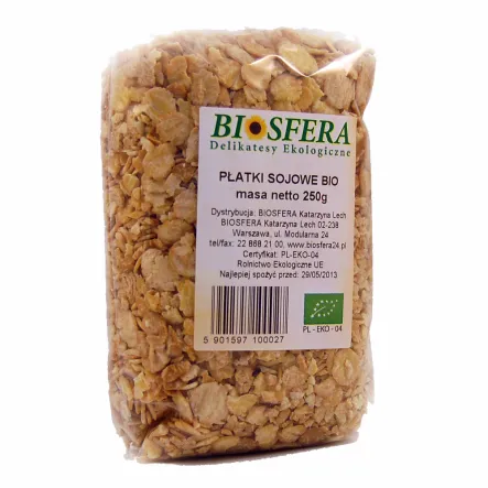 Płatki Sojowe Bio 250 G Biosfera