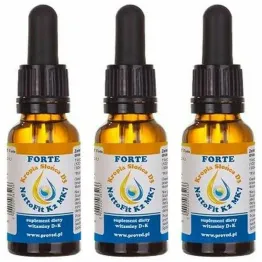 Zestaw 3 x Kropla Słońca Witamina D3 + NattoFit K2 MK7 FORTE 20 ml - Proved
