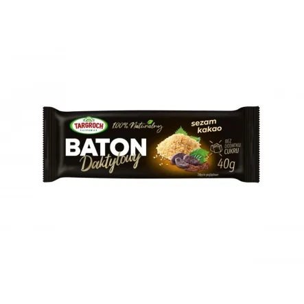 Baton Daktylowy z Sezamem i Kakao 40 g - Targroch