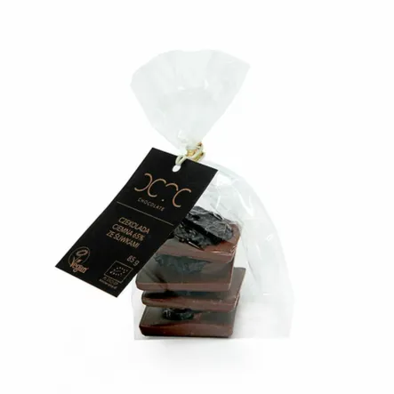 Czekolada Ciemna 65% ze Śliwkami Bio 85g - Cocoa