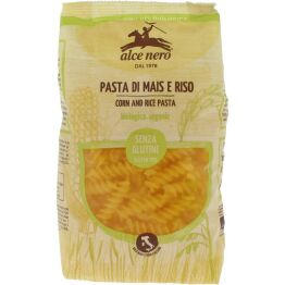 Makaron Kukurydziano  - Ryżowy Fusilli Bezgluenowy Bio 250 - Alce Nero