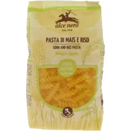Makaron Kukurydziano  - Ryżowy Fusilli Bezgluenowy Bio 250 - Alce Nero