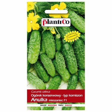 Ogórek Konserwowy - typ Korniszon ANULKA Mieszaniec F1 Nasiona 3 g - PlantiCo