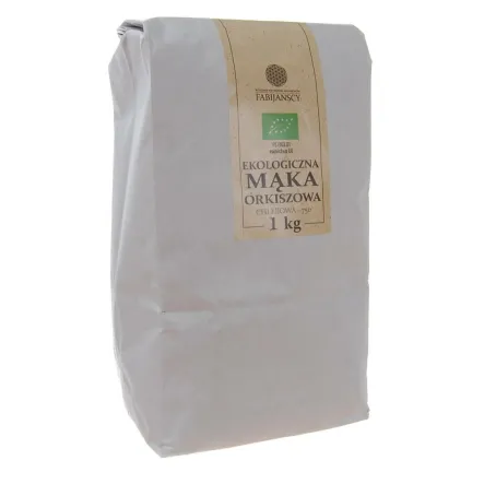 Ekologiczna Mąka Orkiszowa Chlebowa Typ 750 1 kg Fabijańscy