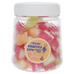 Landrynki o Smaku Owocowym Słodzone Ksylitolem 160 g - Aka