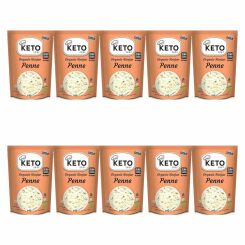 10 x Makaron Konjac Penne Bio 270 g (200 g) - Keto Chef