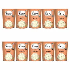 10 x Makaron Konjac Penne Bio 270 g (200 g) - Keto Chef