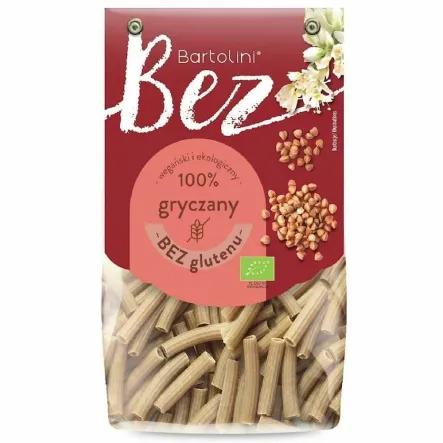 Makaron Gryczany Rurka Maccheroni Bezglutenowy Bio 250 g - Bartolini