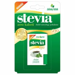 Stevia Pastylki w Dozowniku (250 Sztuk) 13 g - Zielony Listek