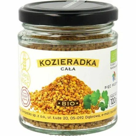 Kozieradka Cała BIO 120 g - Pięć Przemian