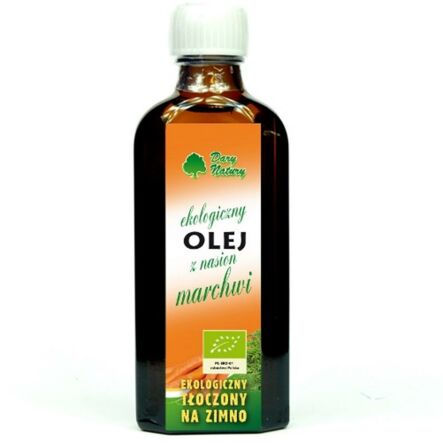 Ekologiczny Olej z Nasion Marchwi 100 Ml - Dary Natury