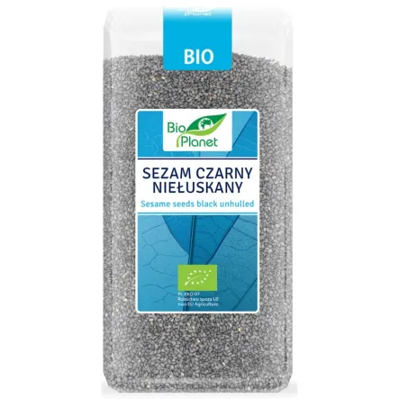 Sezam Czarny Niełuskany Bio 250 g - Bio Planet
