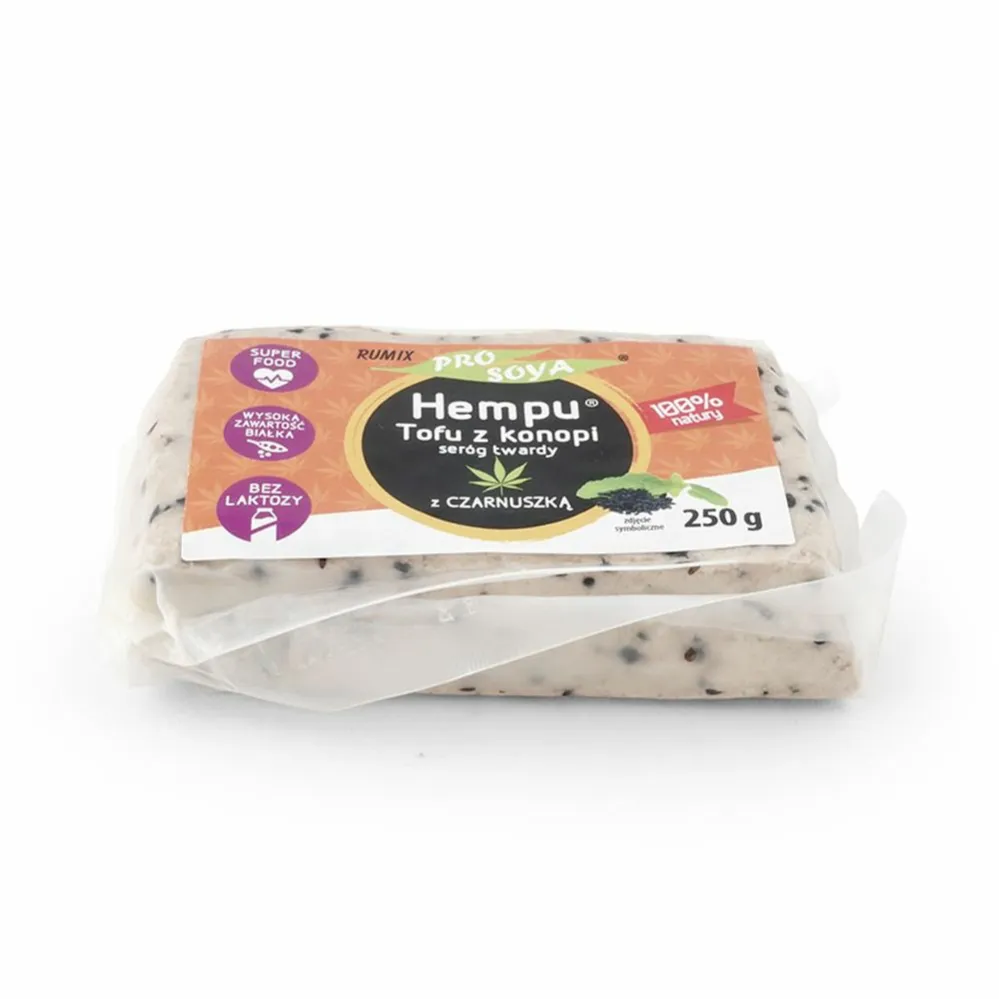 Hempu Tofu z Konopi z Czarnuszką 250 g Rumix Prosoya