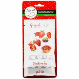 Owoce Liofilizowane w Grysiku Set Czerwony (Truskawka, Jabłko) 14 g (2x 7 g) - Zdrowo Posypane