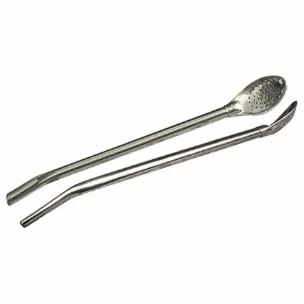 Bombilla Cuchara ze stali nierdzewnej do picia Yerba Mate