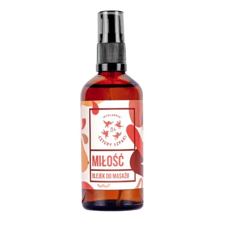 Olejek do Masażu Ciała MIŁOŚĆ 100 ml - Mydlarnia Cztery Szpaki 
