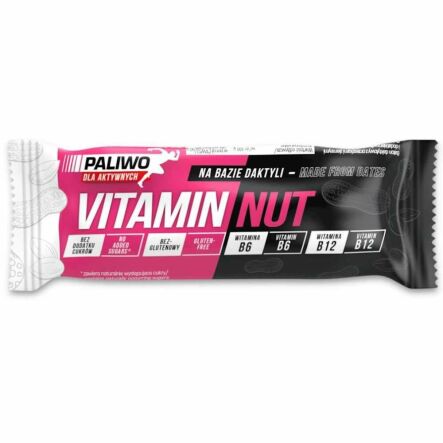 Baton Vitamin Nut z Witaminami B6 i B12 Bezglutenowy 50g