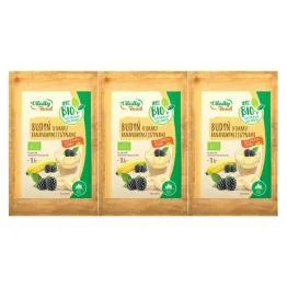 3 x Bio Budyń o Smaku Bananowym z Jeżynami 38 g - Wodzisław