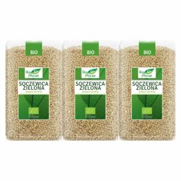3 x Soczewica Zielona Bio 1 Kg - Bio Planet