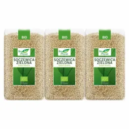 3 x Soczewica Zielona Bio 1 Kg - Bio Planet