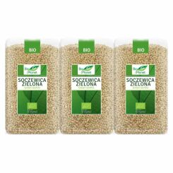 3 x Soczewica Zielona Bio 1 Kg - Bio Planet