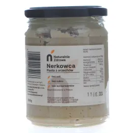 Pasta z Orzechów Nerkowca 500 g - Naturalnie Zdrowe