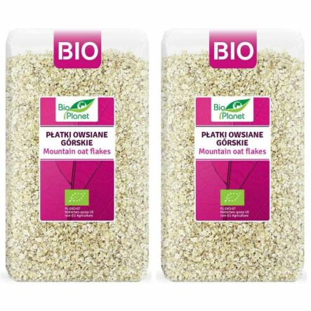 2 x Płatki Owsiane Górskie Bio 600 g - Bio Planet