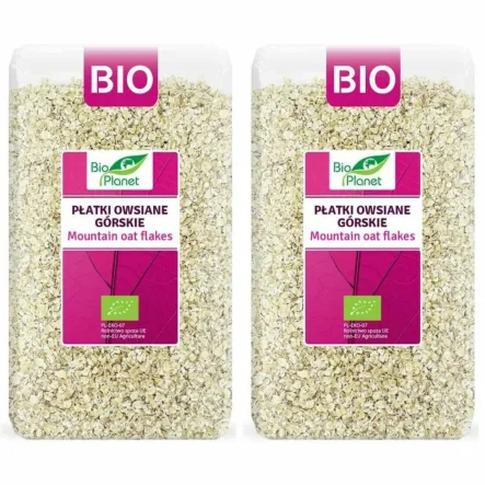 2 x Płatki Owsiane Górskie Bio 600 g - Bio Planet