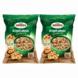 Zestaw 2 x Orzechy Włoskie Łuszczone 500 g - Targroch