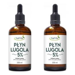 2 x Płyn Lugola 5% 100 ml - Natvita 
