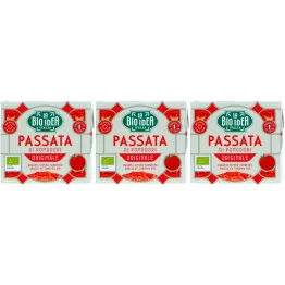 3 x Przecier Pomidorowy Passata w Kartonie Bio 500 g - La Bio Idea