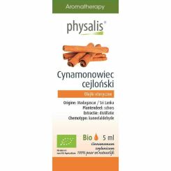 Olejek Eteryczny Cynamonowiec Cejloński Bio 5 ml - Physalis