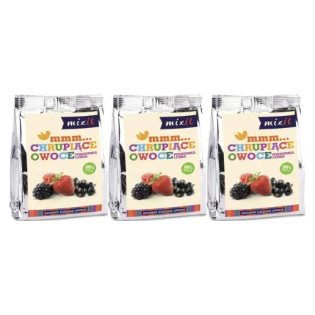 3 x Chrupiąca Mieszanka Leśna (Owoce Liofilizowane) 20 g - Mixit