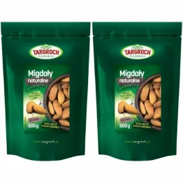 2 x Migdały Naturalne Ciemne 500 g - Targroch