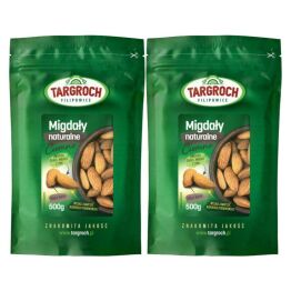 2 x Migdały Naturalne Ciemne 500 g - Targroch
