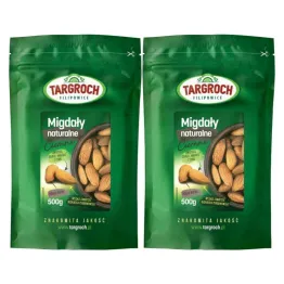 2 x Migdały Naturalne Ciemne 500 g - Targroch