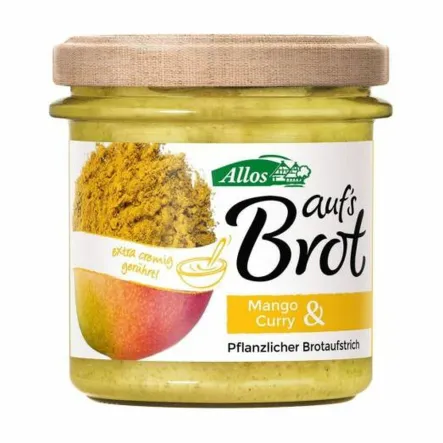 Pasta Kremowa z Mango i Curry Bezglutenowe Bio 140 Allos