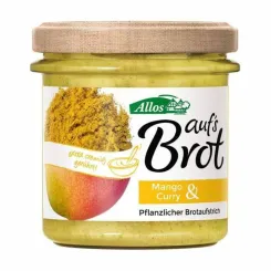 Pasta Kremowa z Mango i Curry Bezglutenowe Bio 140 Allos