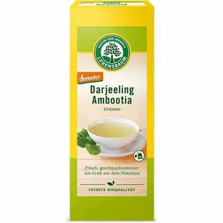 Herbata Zielona Darjeeling Ambootia Ekspresowa Bio 20 x 1,5 g
