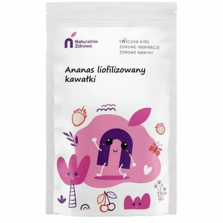 Ananas Liofilizowany Kawałki 20 g - Eneczka - Przecena Krótka Data Minimalnej Trwałości