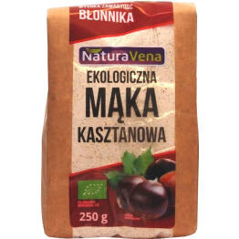 Mąka Kasztanowa Bio 250 g - NaturAvena - Przecena Krótka Data Minimalnej Trwałości