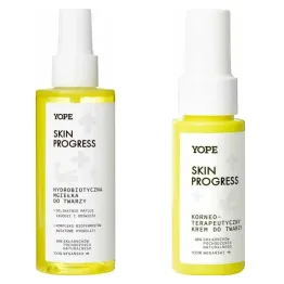 Hydrobiotyczna Mgiełka do Twarzy SKIN PROGRESS 150 ml - YOPE + Krem do Twarzy Korneoterapeutyczny SKIN PROGRESS 50 ml - YOPE