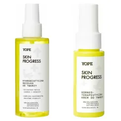 Hydrobiotyczna Mgiełka do Twarzy SKIN PROGRESS 150 ml - YOPE + Krem do Twarzy Korneoterapeutyczny SKIN PROGRESS 50 ml - YOPE