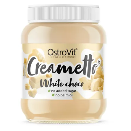 Krem o Smaku Białej Czekolady Creametto White Choco 350 g OstroVit 