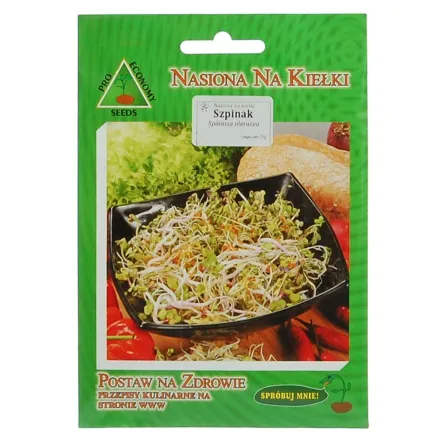 Szpinak - Nasiona Na Kiełki 5 g - Hurtpol