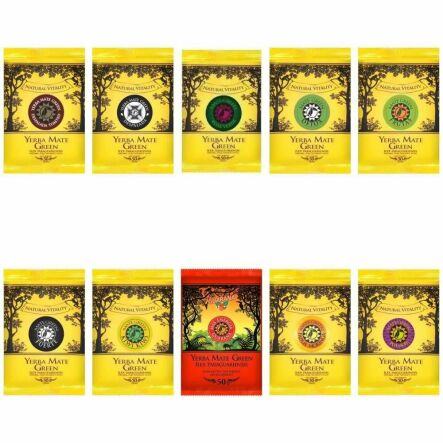 Yerba Mate Green Zestaw Próbek G 10x 50 g