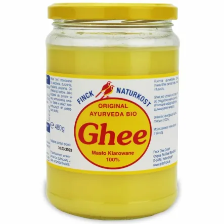Masło Klarowane Ghee Bio 480 g - Finck Naturkost