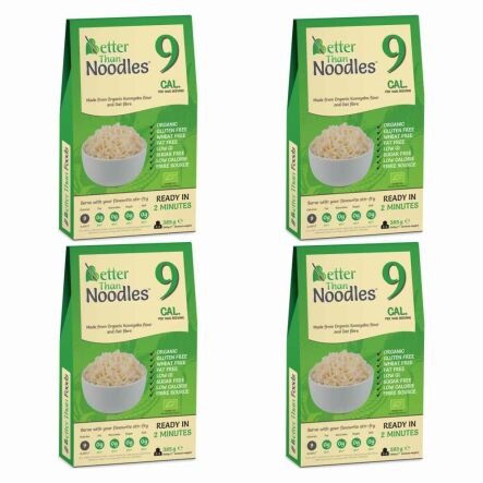 4 x Makaron Konjac Noodle Bezglutenowy Bio 385g - Better Than Foods