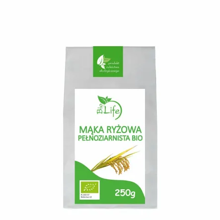 Mąka Ryżowa Pełnoziarnista Bio 250g - Biolife